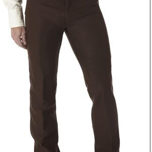 Wrangler Wrancher Men's Dark Brown Dress Pants 36x34 A001